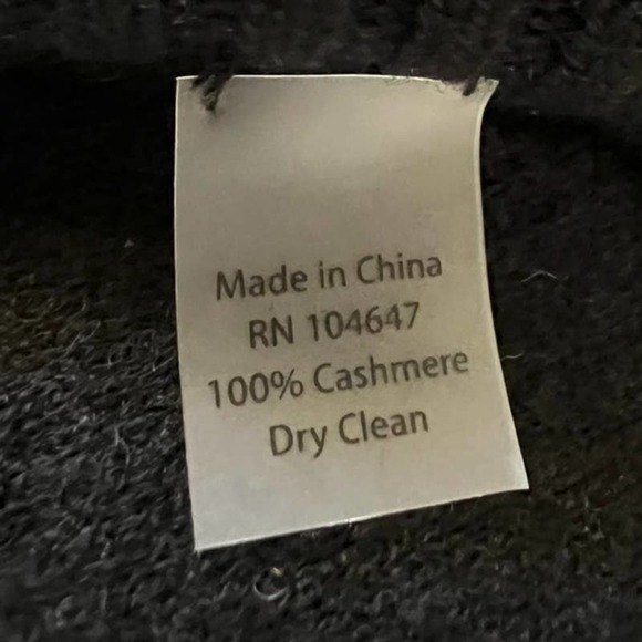 KINROSS LUXE 100% CASHMERE BLACK & SUEDE PLAID ZIP MOCK PONCHO OS ONE SIZE - Picture 14 of 14